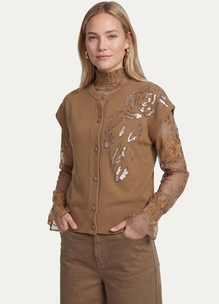 Gilet Vaski Dark Walnut - C&S The Label