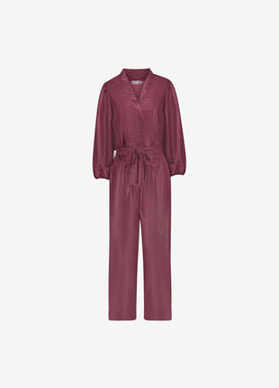 Geisha glitter jumpsuit 61856-45 Raspberry