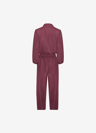 Geisha glitter jumpsuit 61856-45 Raspberry