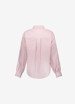 Geisha blouse strepen 63821-14 Pink/caramel