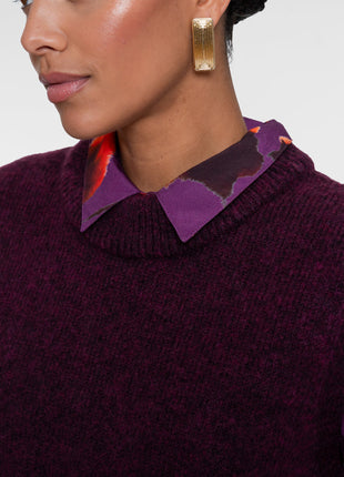 Geisha gebreide spencer 64885-23 Mauve