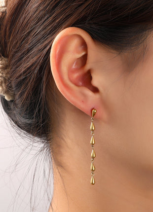 6drop Dangle - 14K goud - Modeaccessoires - Juwelen - Oorbellen