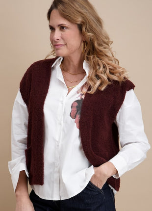 Gilet - 843138 - Aubergine