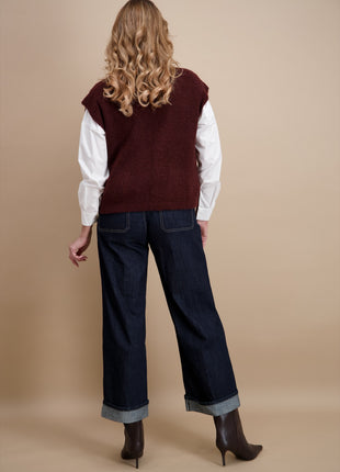 Gilet - 843138 - Aubergine