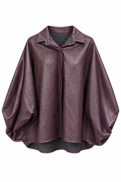 Bloes - Bruxelles midi - Faux cuir - Aubergine