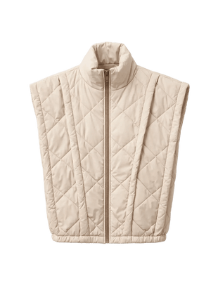 Vest zonder mouwen - Simo A609 (beige) by Just Women