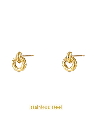 Open Round Stud - E56158-2 - 14K