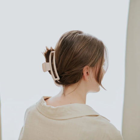 Minimalistische Klammer - Fay - Hellrosa