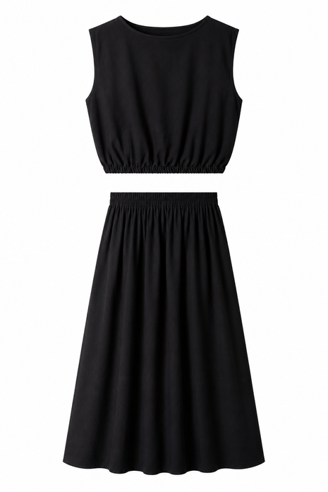 Ensemble - Bloes+rok (zwart)