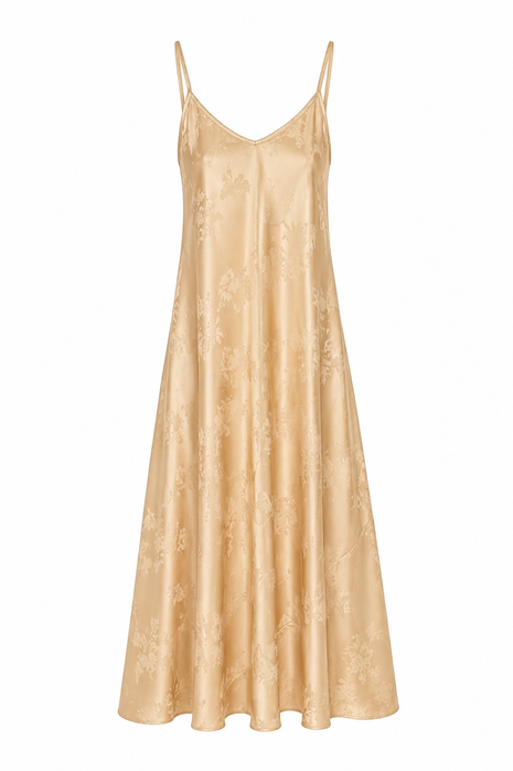 Jurk - Venosa B614  - Beige