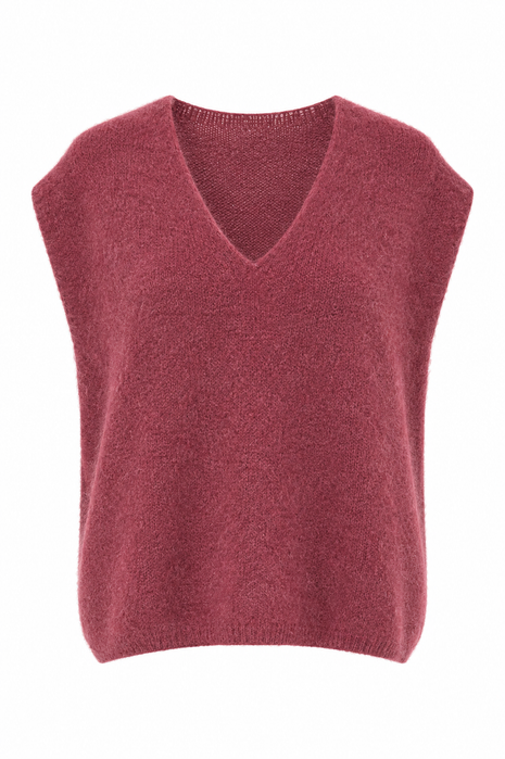 Pull - zonder mouw - Doha B610 (Dark rose)