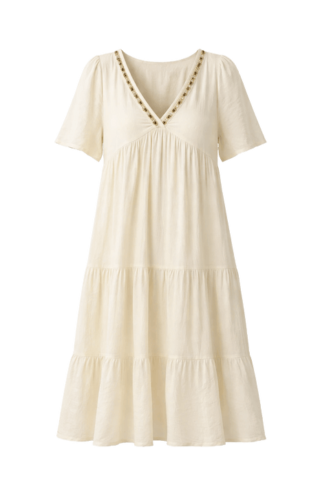 Jurk - Deliane - 80625.2 - L-Yellow by Artlove