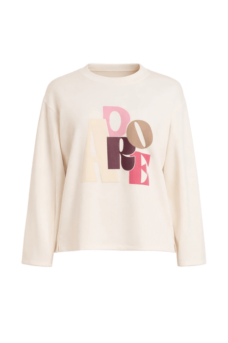 Sweater met print 'Adore' - Xante.7002621 by Rino & Pelle