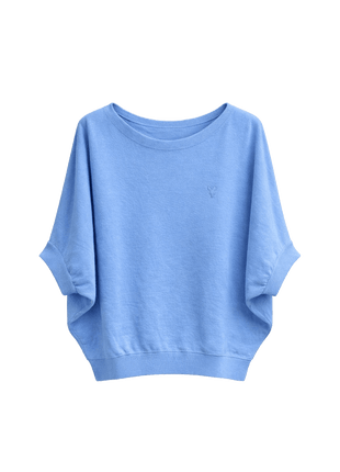 Pull met dolman sleeve - Little boy blue - C806L by You’re my lobster