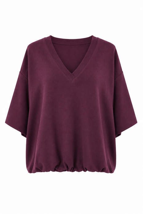 Pull - Camilla V B609 - Aubergine