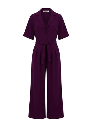 Jumpsuit - Cloverdale B608 - Aubergine