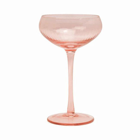 Coupe Glas - set van 2 - Blush by Here's How