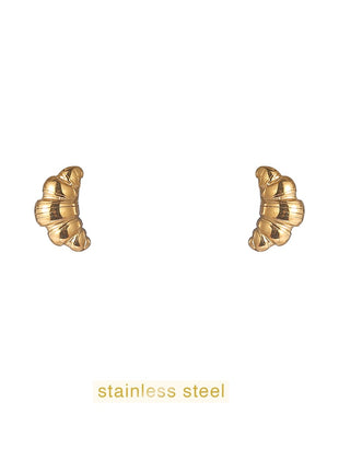 Croissant Stud - E61037-2 - 14K