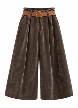 Broek - Culotte - Rib - Choco