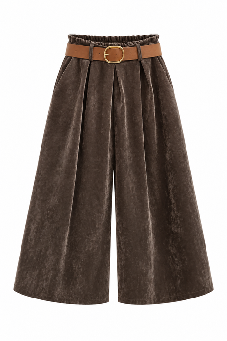 Broek - Culotte - Rib - Choco