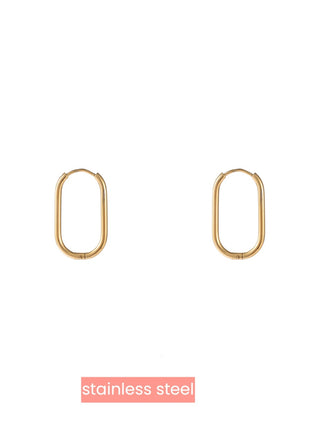 Oval Hoop - 2x16x26mm - E3962-2 - 14K