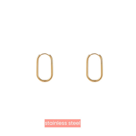 Oval Hoop - 2x16x26mm - E3962-2 - 14K