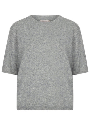 Sweater s/slve wool - F26.02541 - Grey Melange