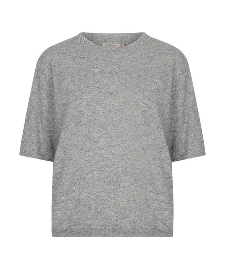 Sweater s/slve wool - F26.02541 - Grey Melange