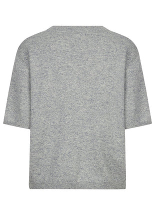 Sweater s/slve wool - F26.02541 - Grey Melange