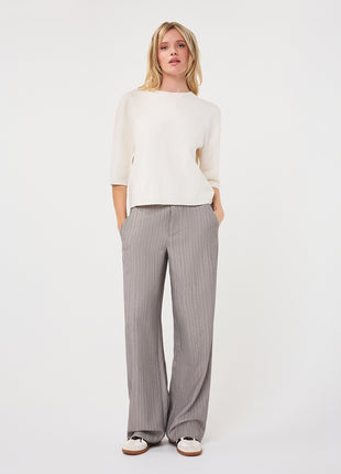 Sweater s/slve shldr details - F26.07504 - Grey