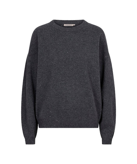 Sweater r/neck wool - F26.07522 - Dark Grey