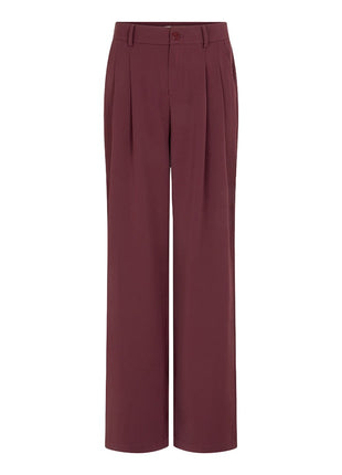 Trousers wide leg - F26.10502 - Merlot