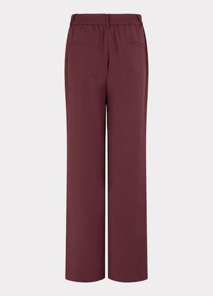 Trousers wide leg - F26.10502 - Merlot