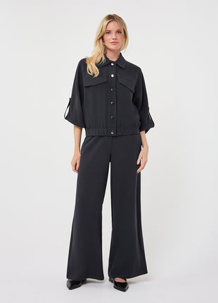 Blouse acetate - F26.10527 - Dark Grey