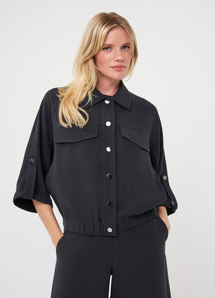 Blouse acetate - F26.10527 - Dark Grey