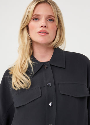 Blouse acetate - F26.10527 - Dark Grey