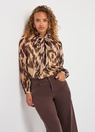 Blouse scarf Soft Embrace - F26.14500 - Print