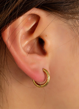 Crossed Basic Ring - 14 mm - E3915-2 - 14K