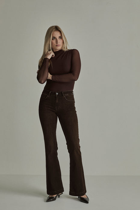 Jeans Jade Mocha Brown - Para Mi