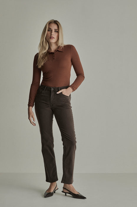 Jeans Kim Mocha Brown - Para Mi