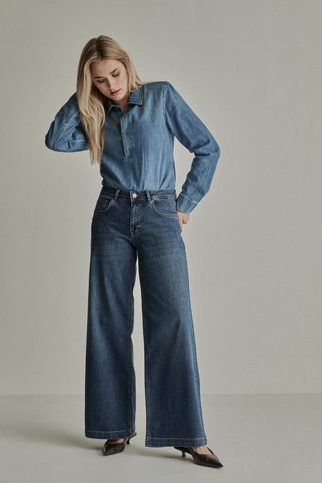 Jeans Cloë Faded Blue - Para Mi