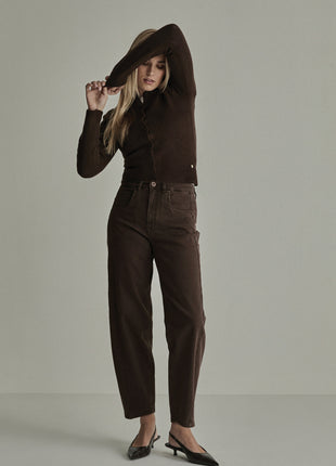 Jeans Coco Barrel Mocha Brown - Para Mi