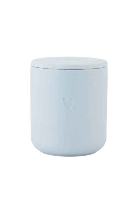 Geurkaars keramiek hartje - Blauw by Zusss