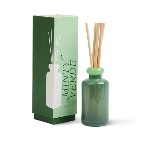 Geurstokjes in pot van glas - Green and Bright Green - Minty Verde by Paddywax