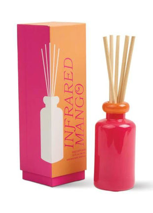 Geurstokjes in pot van glas - Hot Pink and Orange - Infrared Mango by Paddywax