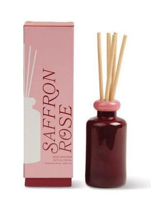 Geurstokjes in pot van glas - Red and Pink - Saffron Rose by Paddywax