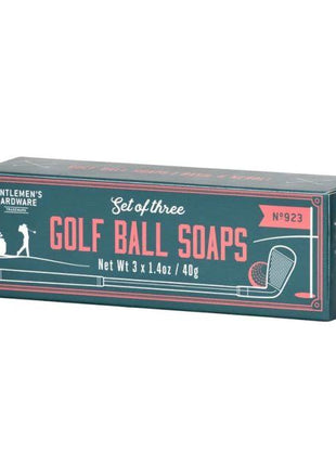 Golballen (3) zeep - on a Rope - Sandalwood by Gentlemen's Hardware