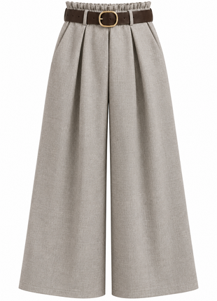 Broek - Culotte - Grijs/beige