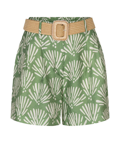 Short - Imprimé tropical - Vert - HS26.14212