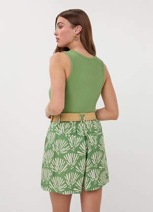 Shorts – Tropischer Print – Grün – HS26.14212